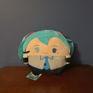 HATSUNE MIKU Piapro Fuwakororin 10.5” Round Plush Doll Rare - AUTHENTIC